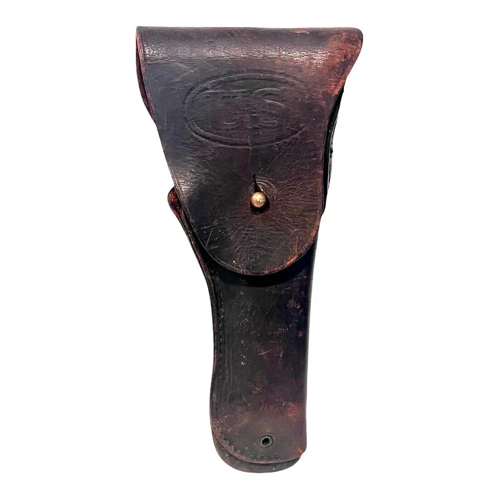 WWII US Airborne Paratrooper M1942 .45 Pistol Hip Holster- Engress Kress‎ Stamp